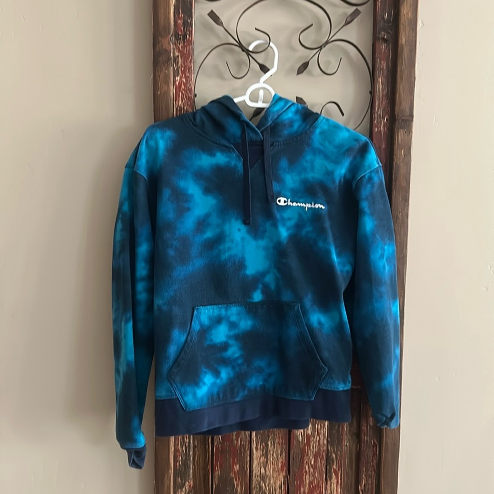 Unisex blue hoodie